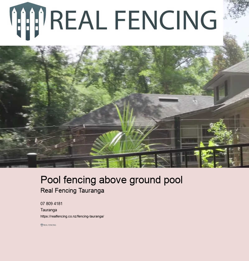 Swimming pool fencing