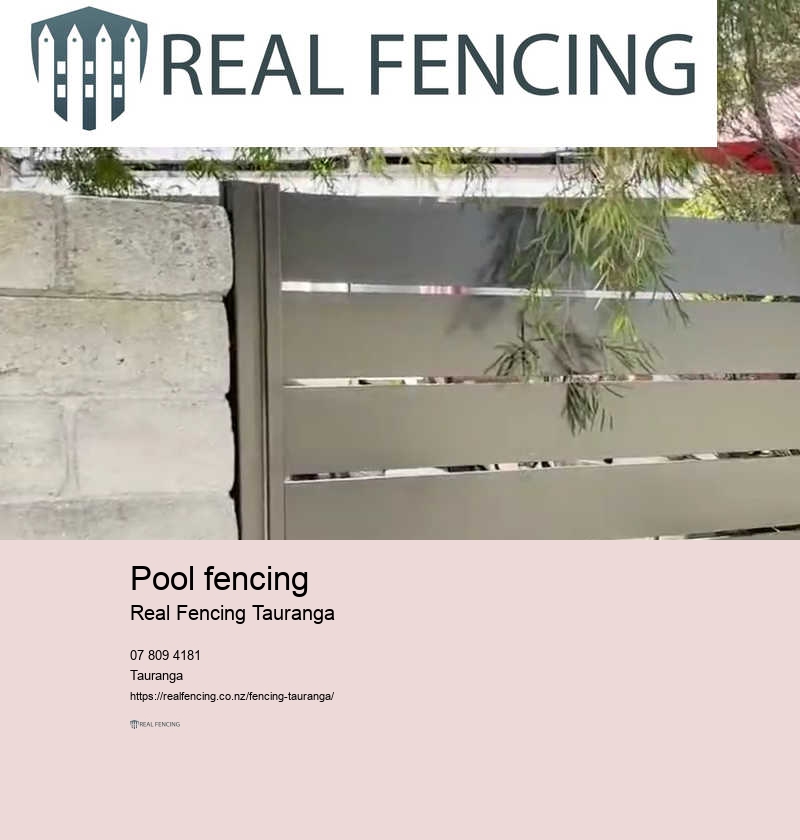 Pool fencing