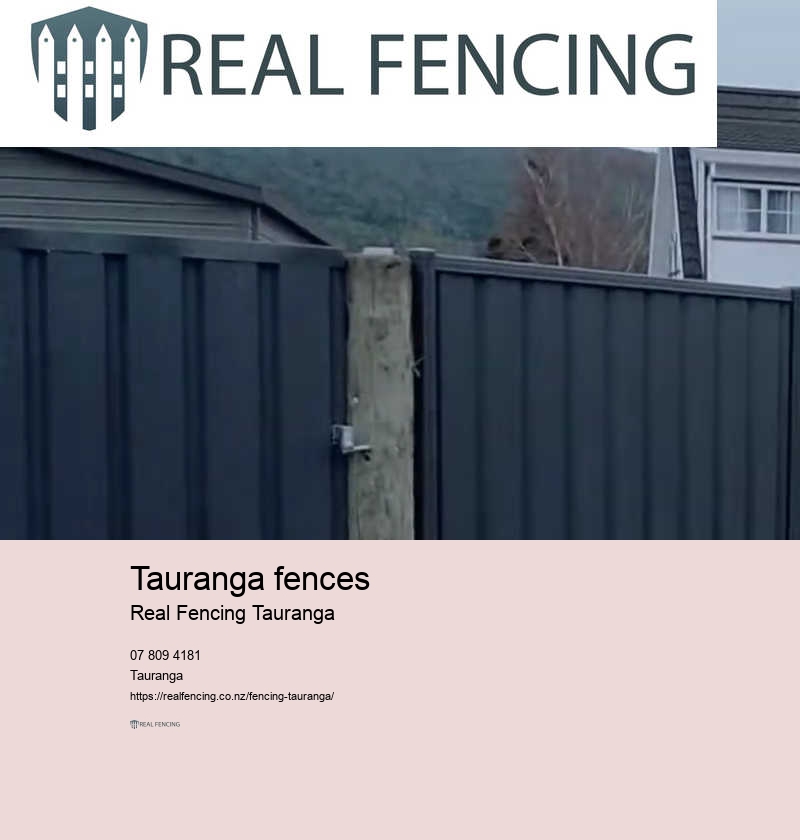 Tauranga metal fencing