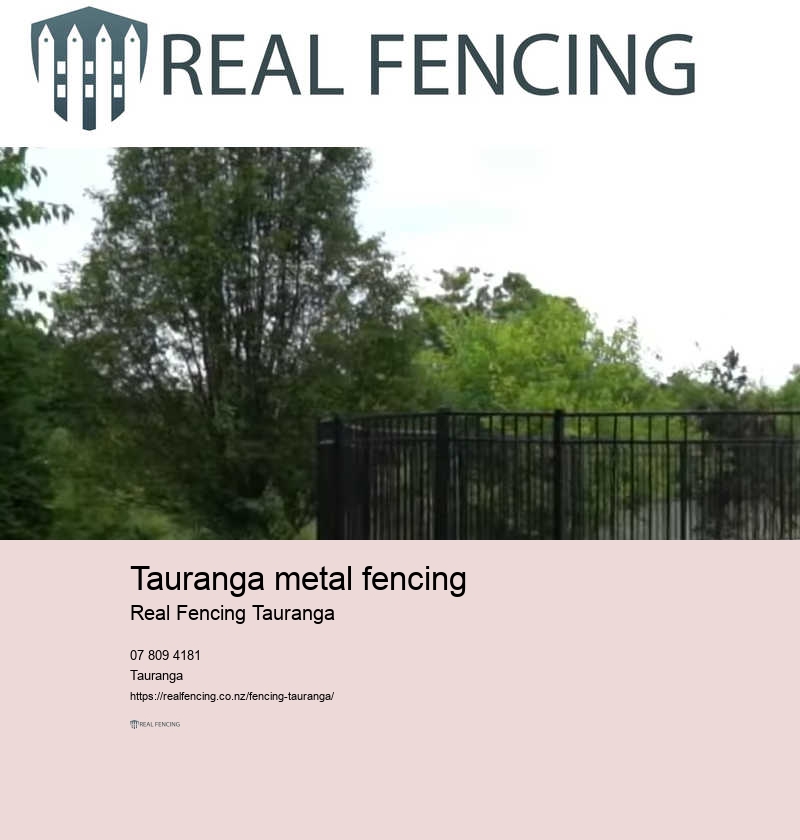 Metal fencing