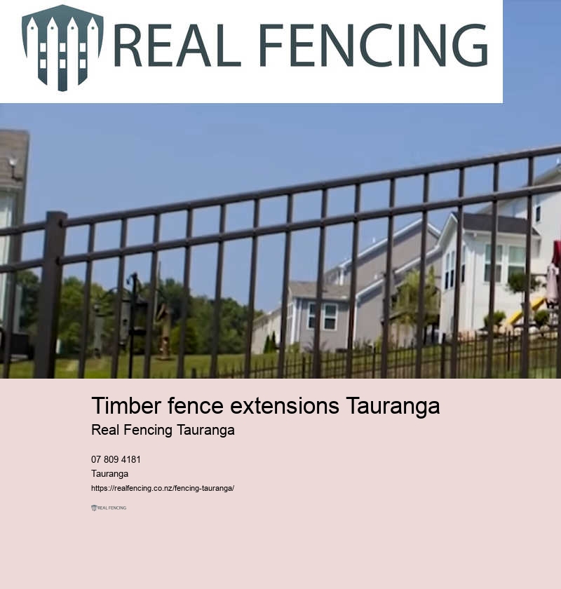 Tauranga fences
