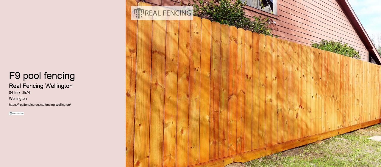 f9 pool fencing