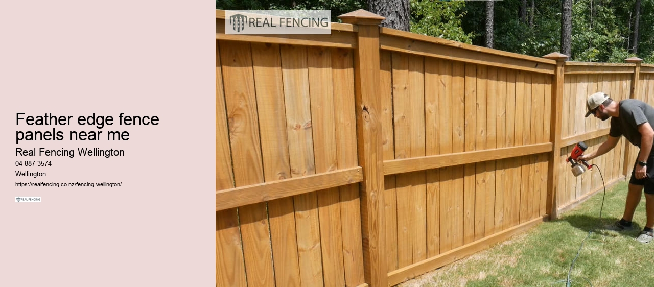 feather edge fence panels near me