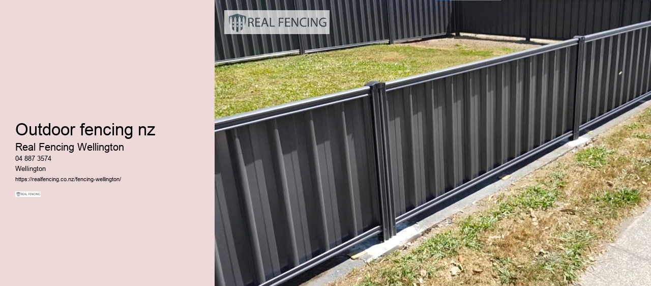 outdoor fencing nz