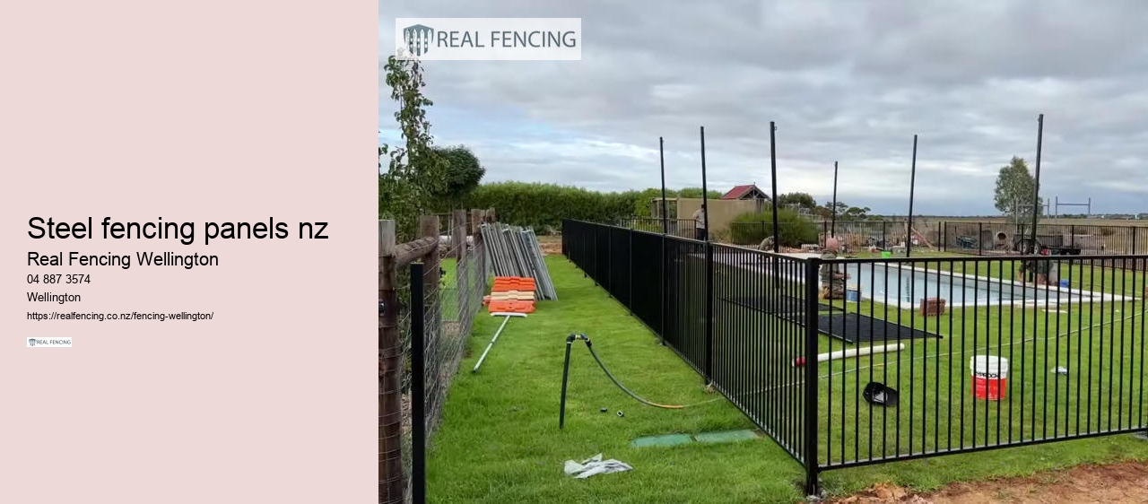 steel fencing panels nz