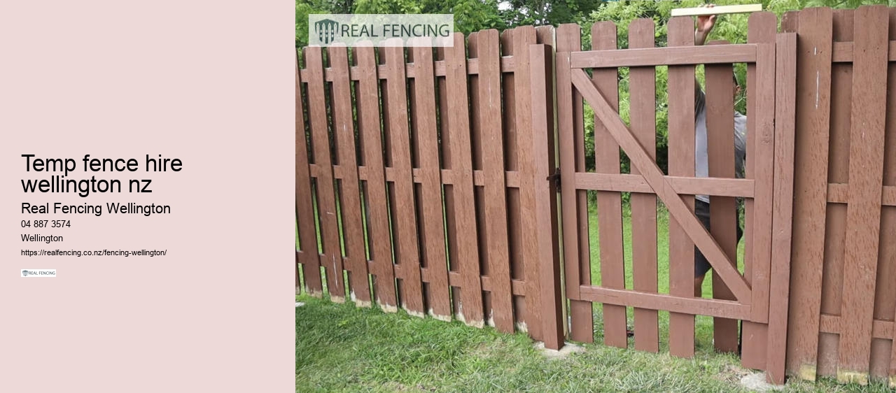 temp fence hire wellington nz